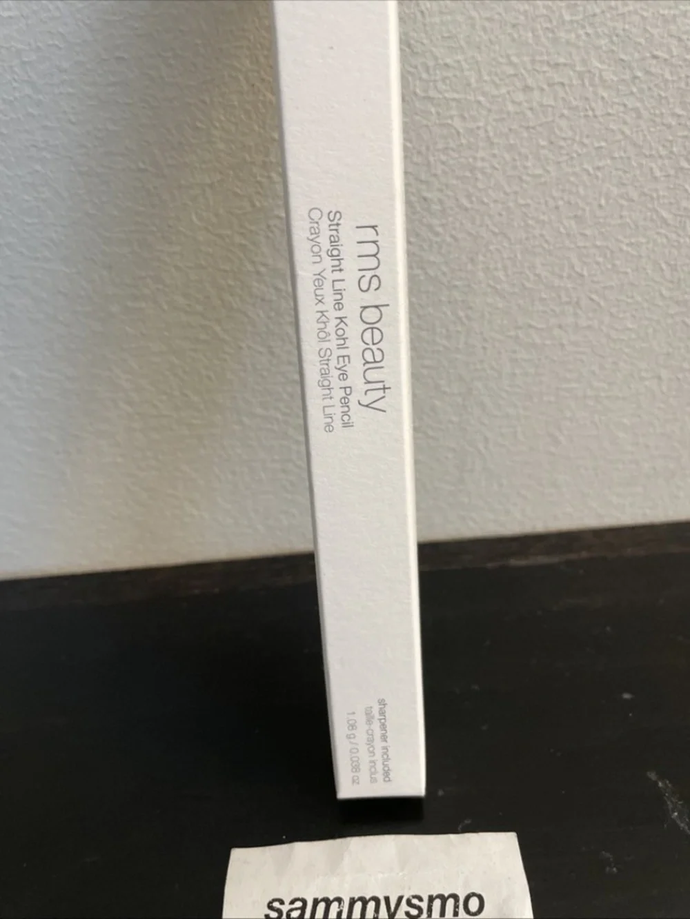 RMS Beauty Straight Line Kohl Eye Pencil eyeliner, HD Black, 1.08g/0.038 oz.